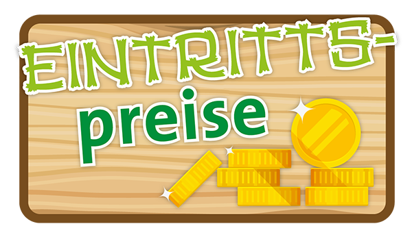Holz-Infotafel Eintrittspreise
