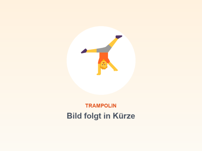 Platzhalterbild: Informationen zum Trampolin folgen in Kürze